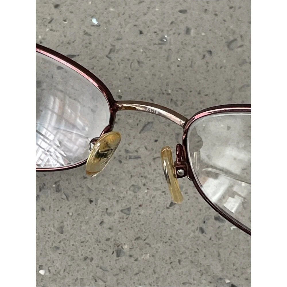 Indie GRETA COGNAC SHINY BROWN EYEGLASSES GLASSES METAL FRAMES ONLY 51-18-140
